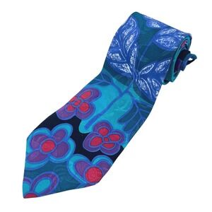 NWT Vintage Jimmy Pike Retro Men's Tie 4" Wide 100% Silk Desert Designs Eclectic